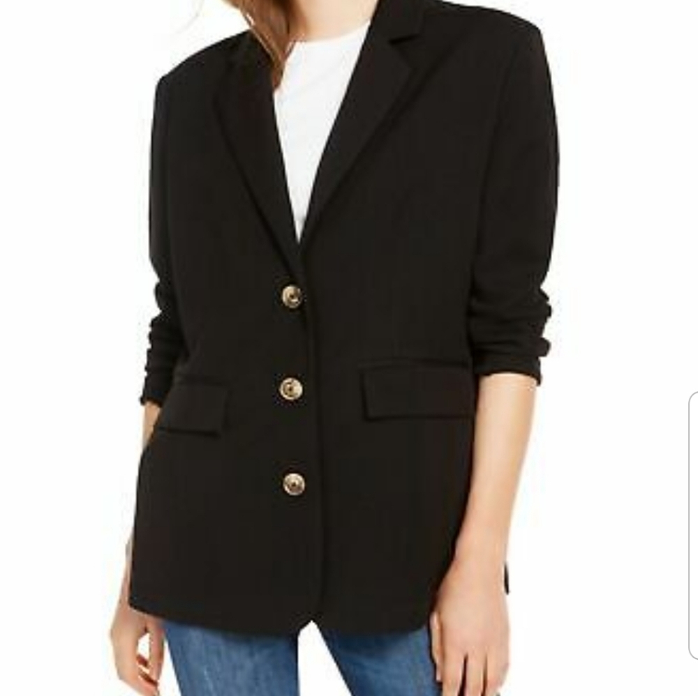 Kit + Sky Womens Oversized Boyfriend Blazer Size L NWT